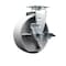 Service Caster 6'' Semi Steel Cast Iron Swivel Caster with Bronze Bearing and Brake SCC-20S620-SSBZ-TLB - alternate 1